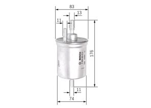 Bosch F 026 403 012 - Palivový filter