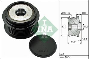 INA 535 0313 10 - Voľnobežka alternátora
