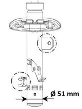 KYB 3338004 - Tlmič pruženia -