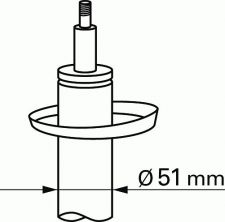 Sachs 100 456 - Tlmič pruženia -