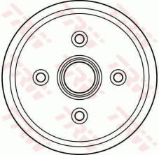 TRW DB4296 - Brzdový bubon -