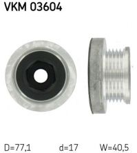 SKF VKM 03604 - Voľnobežka alternátora -