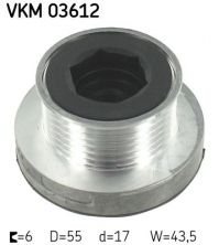 SKF VKM 03612 - Voľnobežka alternátora -