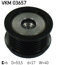 SKF VKM 03657 - Voľnobežka alternátora -