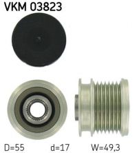 SKF VKM 03823 - Voľnobežka alternátora -