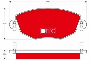 TRW GDB1434DTE - Brzdové platničky -