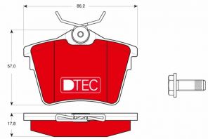 TRW GDB1596DTE - Brzdové platničky -