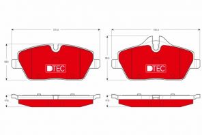 TRW GDB1611DTE - Brzdové platničky -