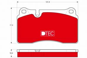 TRW GDB1670DTE - Brzdové platničky -
