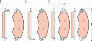 TRW GDB1744 - Brzdové platničky -