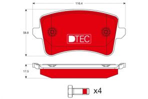 TRW GDB1765DTE - Brzdové platničky -