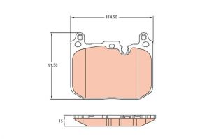 TRW GDB2137 - Brzdové platničky -