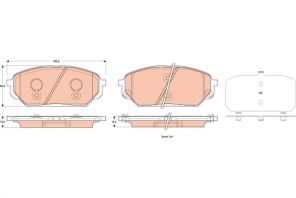 TRW GDB3527 - Brzdové platničky -