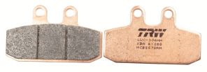 TRW MCB557SRM - Brzdové platničky -