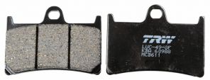 TRW MCB611 - Brzdové platničky -