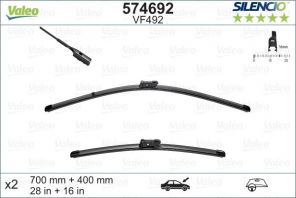 Valeo 574692 - Stieracia lišta -