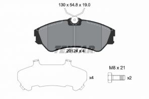 Textar 2012401 - Brzdové platničky -
