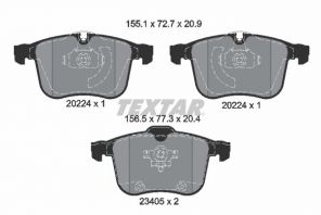 Textar 2022401 - Brzdové platničky -