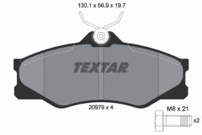 Textar 2097904 - Brzdové platničky -