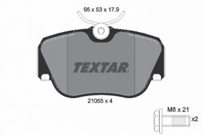 Textar 2105503 - Brzdové platničky -