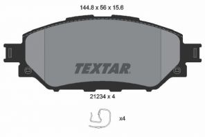 Textar 2123401 - Brzdové platničky -