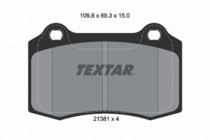 Textar 2138102 - Brzdové platničky -