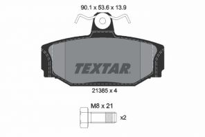 Textar 2138501 - Brzdové platničky -