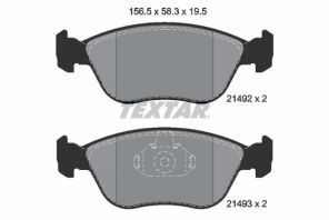 Textar 2149201 - Brzdové platničky -