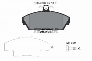 Textar 2151504 - Brzdové platničky -