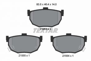 Textar 2155301 - Brzdové platničky -