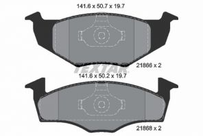 Textar 2186603 - Brzdové platničky -