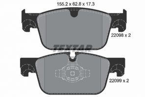 Textar 2209801 - Brzdové platničky -