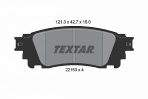 Textar 2215301 - Brzdové platničky -
