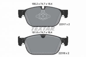Textar 2231701 - Brzdové platničky -