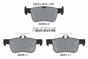 Textar 2242901 - Brzdové platničky -