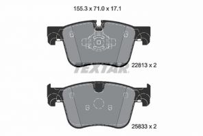 Textar 2281301 - Brzdové platničky -