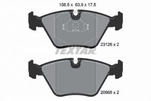 Textar 2312601 - Brzdové platničky -