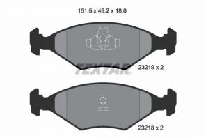 Textar 2321901 - Brzdové platničky -