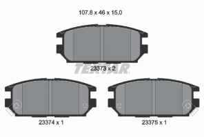 Textar 2337301 - Brzdové platničky -