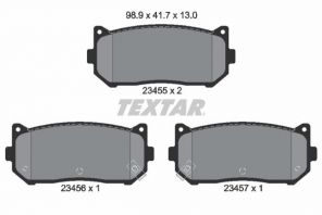 Textar 2345501 - Brzdové platničky -
