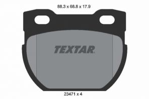 Textar 2347103 - Brzdové platničky -