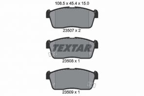 Textar 2350701 - Brzdové platničky -