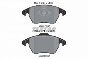 Textar 2358782 - Brzdové platničky -
