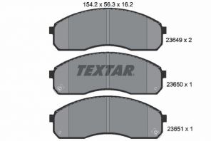 Textar 2364901 - Brzdové platničky -