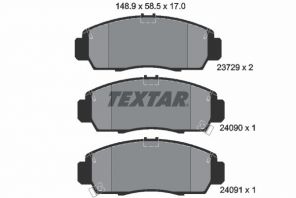 Textar 2372901 - Brzdové platničky -