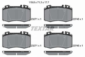Textar 2374581 - Brzdové platničky -