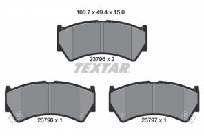Textar 2379501 - Brzdové platničky -