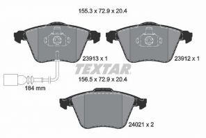 Textar 2391301 - Brzdové platničky -