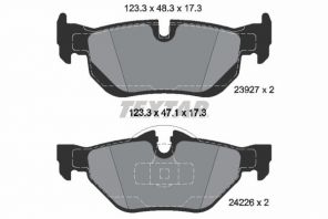 Textar 2392781 - Brzdové platničky -