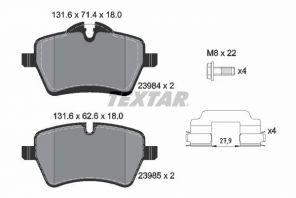 Textar 2398401 - Brzdové platničky -